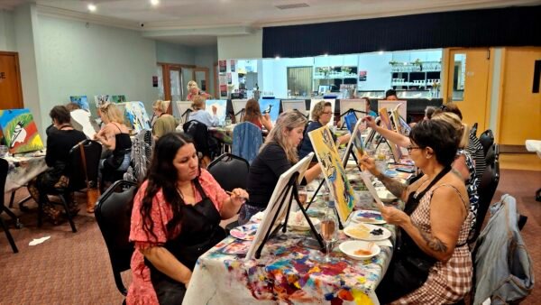Celebrate Lovf and Laughter Paint N Sip Hillston Exies 3:30pm - 6:30pm - Image 2