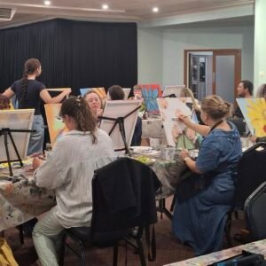 Brr, Its Winter, lets get cosy Paint N Sip Wirrinya Country Club Sat 19th July 5:30pm – 8:30pm