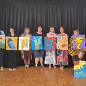 Brr, Its Winter, lets get cosy Paint N Sip Hillston Exies Sat 26th July 3:00pm – 6:00pm